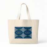 blue rope abstract canvas bag