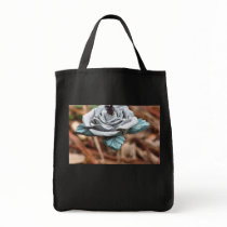 Blue Rose Tote Bags