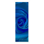 blue rose bookmark business cards