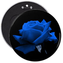 Blue Rose Buttons