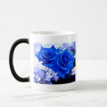 Blue Rose Flower Coffe Mug
