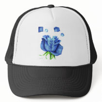 Blue Rose Flower Painting - Multi