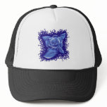 Blue Rose Hat