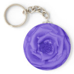 Blue Rose Keychain