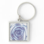 Blue Rose Keychain