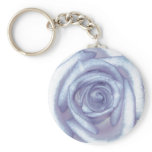Blue Rose Keychain
