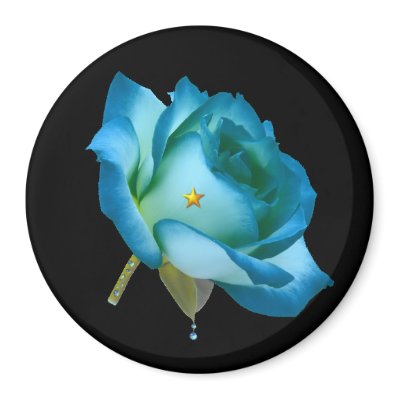 Blue Rose. Magnet by Occitania