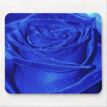 Blue Rose Mousepad