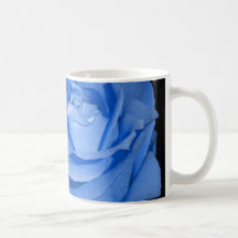 Blue Rose Mug