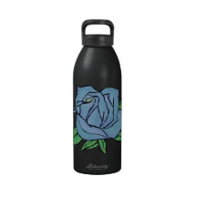 Blue Rose Reusable Water Bottles
