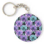 Blue Roses Keychain