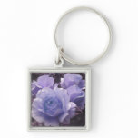 Blue Roses Keychain