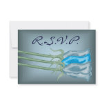 Blue Roses R.S.V.P card