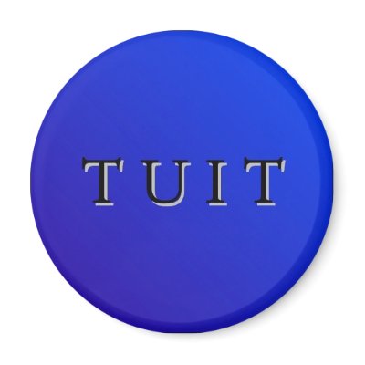 Blue Round Tuit Magnet by JHFSEO