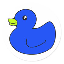 Blue Rubber Duck