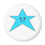Blue Sad Star Magnet