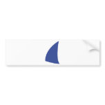 blue sail icon sailing bumper stickers