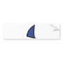 blue sailing icon bumper stickers