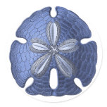 Blue Sand Dollar stickers