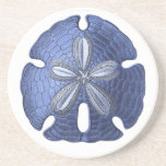 Blue Sand Dollar Stone Coaster