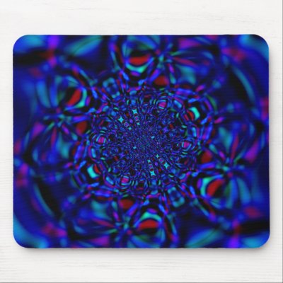 Blue Sapphire Look Mousepad by fractalshop