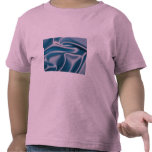 Blue satin tshirt