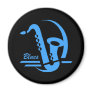 Blue sax blues magnets