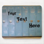 blue school lockers