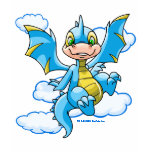 Blue Scorchio with his head in the clouds t-shirts