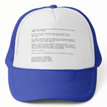 Blue Screen of Death Trucker Hats