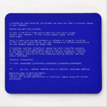 Blue Screen Of Death Mousemat