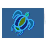 Blue Sea Turtle Cards