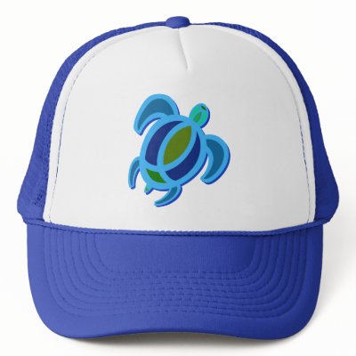 Blue Sea Turtle Hats by wingedturtle