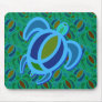 Blue Sea Turtle Mousepad