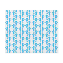 Blue Seahorse Pattern Full Color Flyer