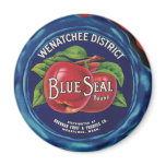 blue seal apples magnet