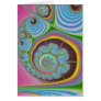 Blue Seashell Spiral Fractal