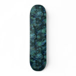 Blue Secret Garden Skateboard