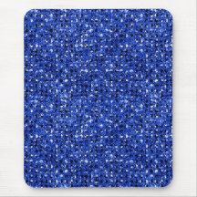blue sequin effect mousepad