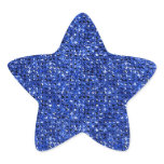 Blue Sequin Effect Star Sticker Sheets