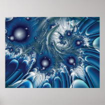 blue shadow print
