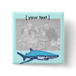 Blue shark template button