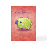 Blue Sheep Greeting Card(customisable)