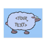 Blue Sheep, <YOUR TEXT> Postcard