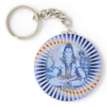 Blue Shiva Keychain