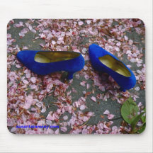 Blue Shoes mouse pad