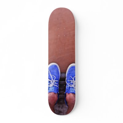 Blue Shoes - Ramp Skateboard by pagecoservices
