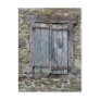 Blue shutters, France postcard