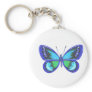 Blue Shy Key Chain