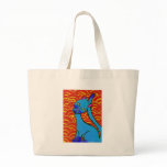 Blue Siamese Tote Bags